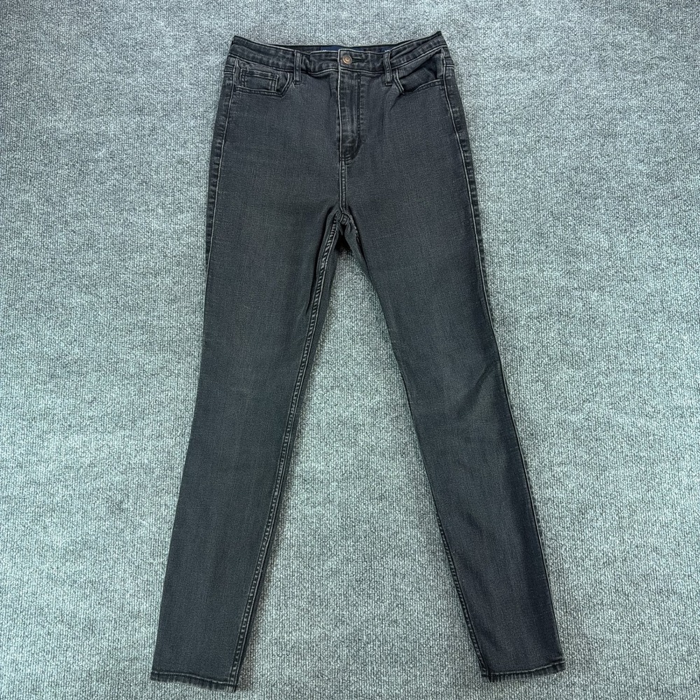 Hollister Ultra High-Rise Super Skinny Jeans Faded Black Classic Stretch 9R W29